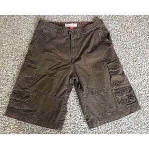 Men's Brown Missimo Cargo Shorts, Size 32